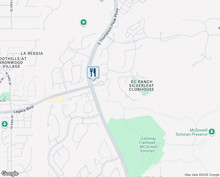 map of restaurants, bars, coffee shops, grocery stores, and more near 18695 North 101st Street in Scottsdale