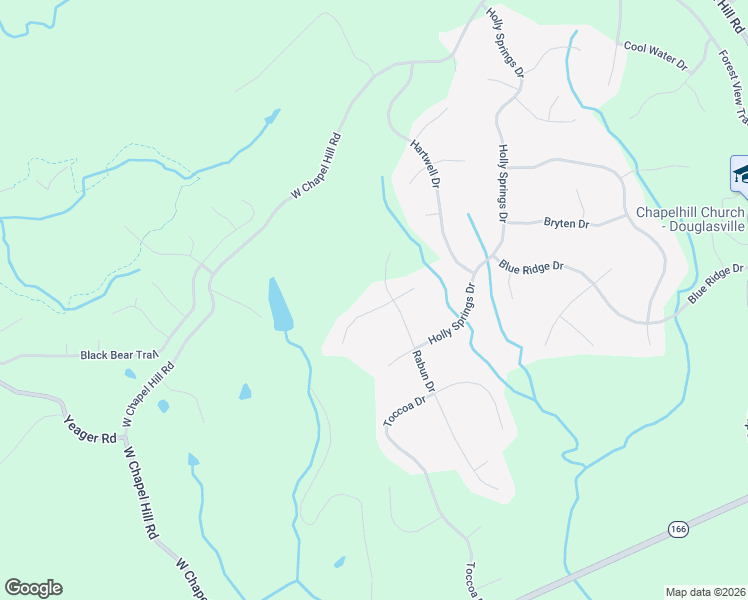 map of restaurants, bars, coffee shops, grocery stores, and more near 4739 Tugalo Tr in Douglasville