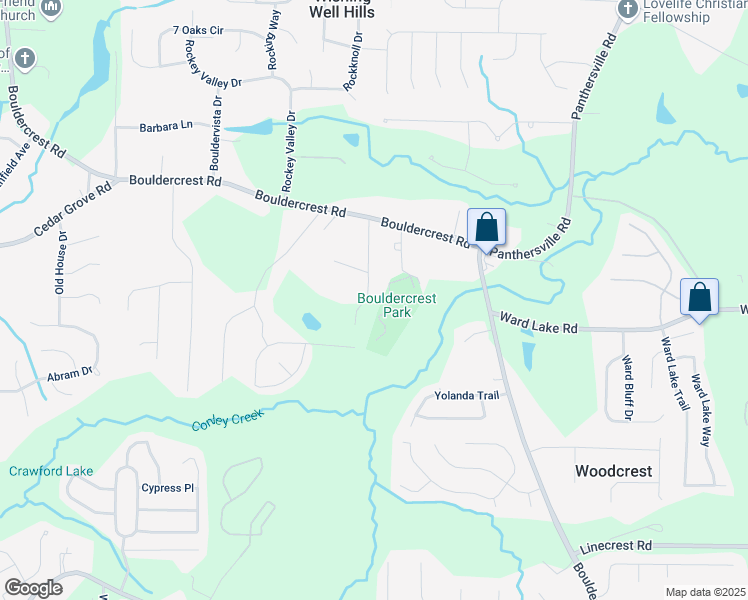 map of restaurants, bars, coffee shops, grocery stores, and more near 4216 Connor Drive in Ellenwood