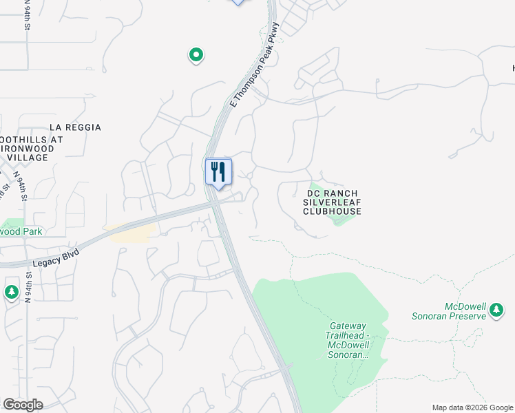 map of restaurants, bars, coffee shops, grocery stores, and more near 18767 North 101st Street in Scottsdale