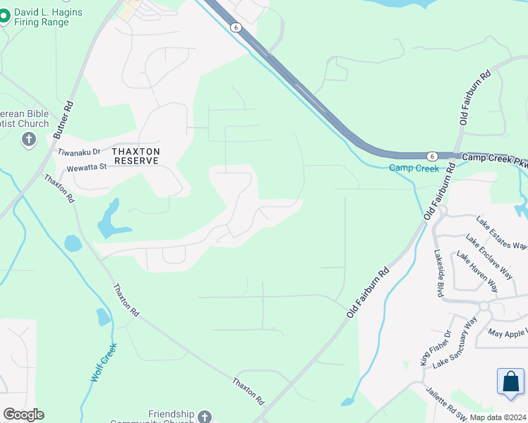 map of restaurants, bars, coffee shops, grocery stores, and more near 3719 Wartrace Drive in Atlanta