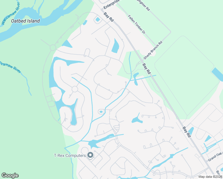 map of restaurants, bars, coffee shops, grocery stores, and more near 2073 Timmerman Road in Myrtle Beach