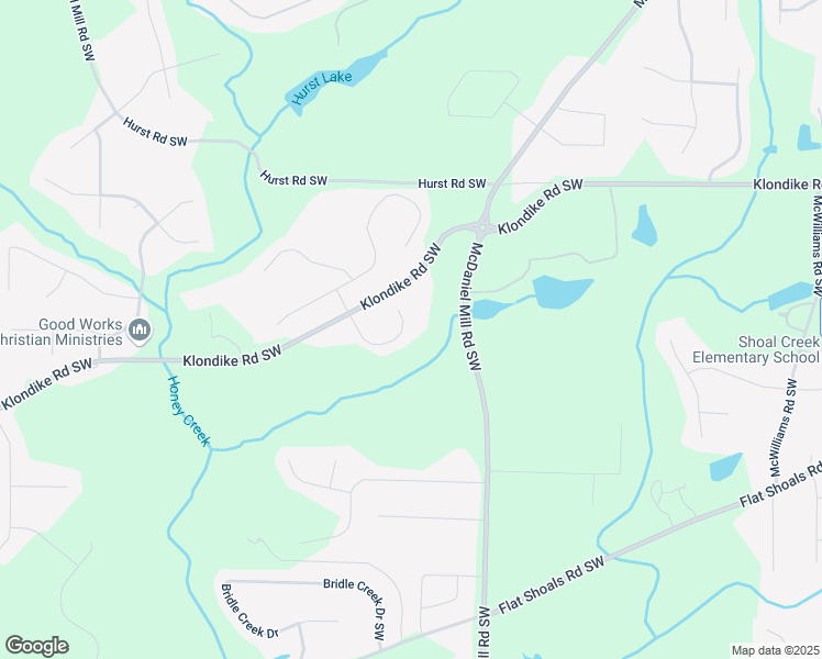 map of restaurants, bars, coffee shops, grocery stores, and more near 1227 Castle Point Court Southwest in Conyers