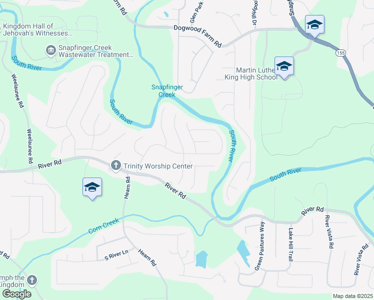 map of restaurants, bars, coffee shops, grocery stores, and more near 4186 Stillwater Point in Ellenwood