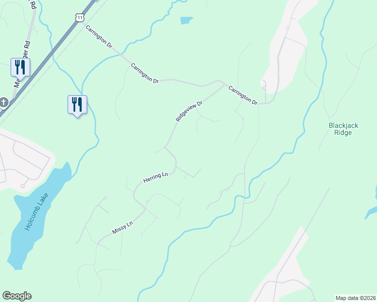 map of restaurants, bars, coffee shops, grocery stores, and more near 8513 Herring Lane in Trussville