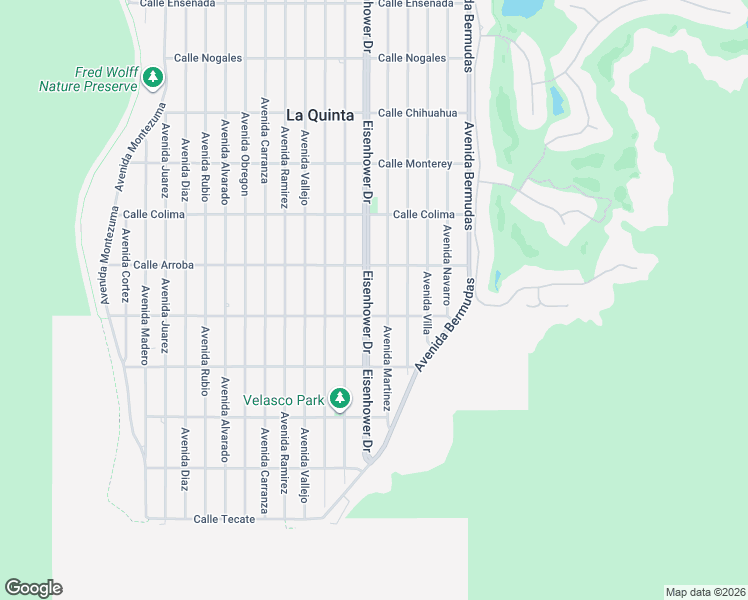 map of restaurants, bars, coffee shops, grocery stores, and more near 53880 Avenue Martinez in La Quinta