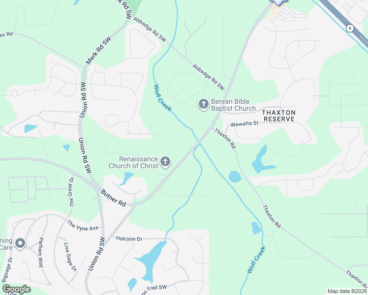 map of restaurants, bars, coffee shops, grocery stores, and more near 3720 Butner Road in College Park