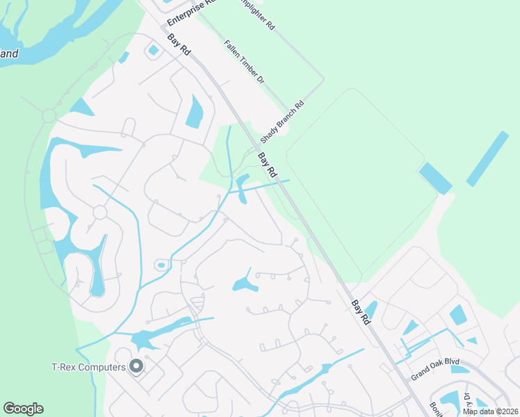 map of restaurants, bars, coffee shops, grocery stores, and more near 2835 McLeod Lane in Myrtle Beach