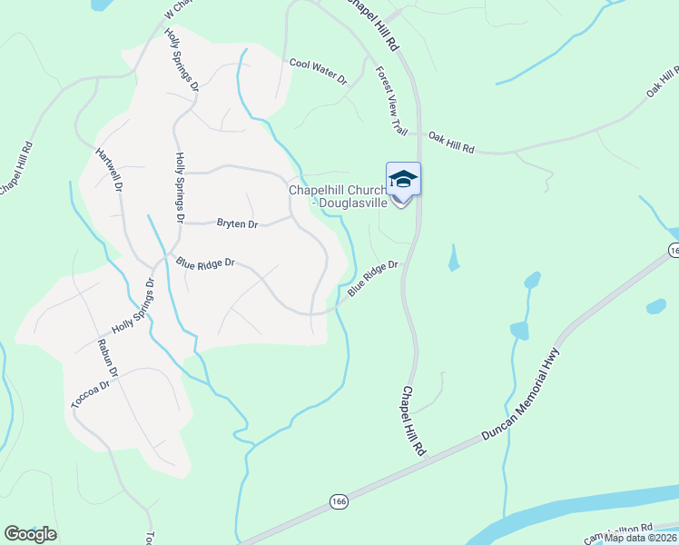 map of restaurants, bars, coffee shops, grocery stores, and more near 4340 Bronte Ln in Douglasville