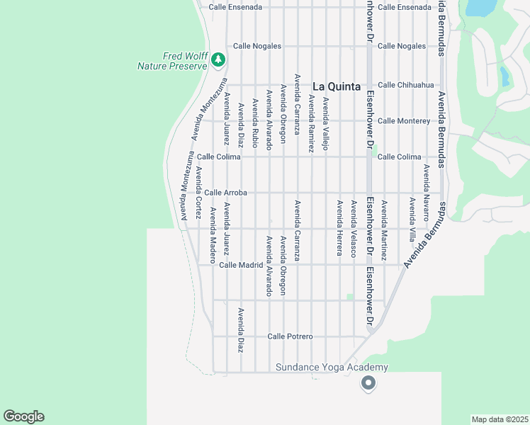 map of restaurants, bars, coffee shops, grocery stores, and more near 53845 Avenue Alvarado in La Quinta