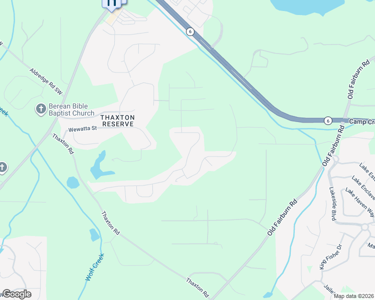 map of restaurants, bars, coffee shops, grocery stores, and more near 4724 Albany Way in Atlanta