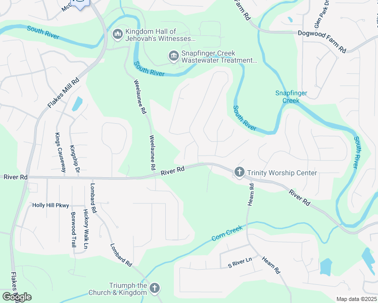 map of restaurants, bars, coffee shops, grocery stores, and more near 5115 King Arthur Lane in Ellenwood