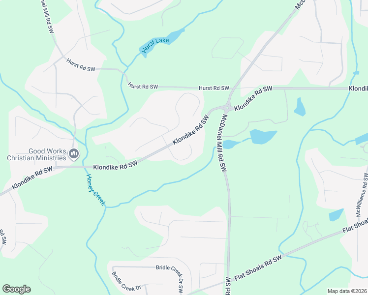 map of restaurants, bars, coffee shops, grocery stores, and more near 1232 Castle Point Ct SW in Conyers