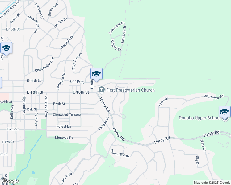 map of restaurants, bars, coffee shops, grocery stores, and more near 1022 Cynthia Crescent in Anniston