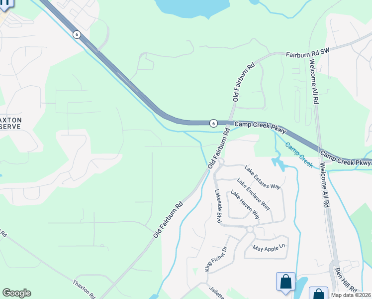 map of restaurants, bars, coffee shops, grocery stores, and more near 4366 Minkslide Drive in Atlanta