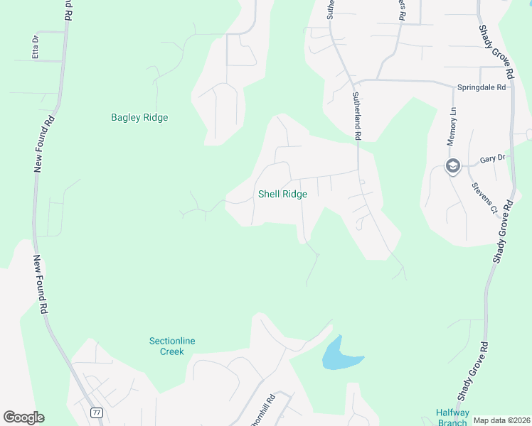 map of restaurants, bars, coffee shops, grocery stores, and more near 950 Westwood Road in Mount Olive