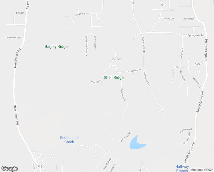 map of restaurants, bars, coffee shops, grocery stores, and more near 950 Westwood Road in Mount Olive