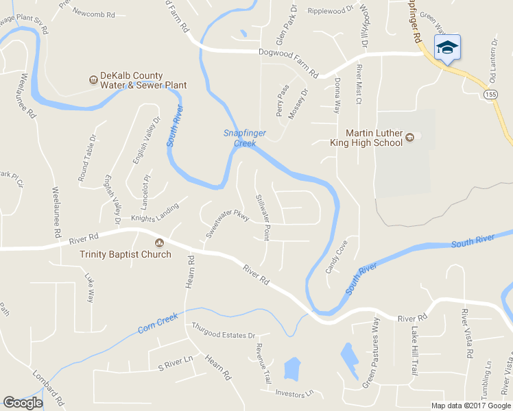 map of restaurants, bars, coffee shops, grocery stores, and more near 4161 Stillwater Point in Ellenwood