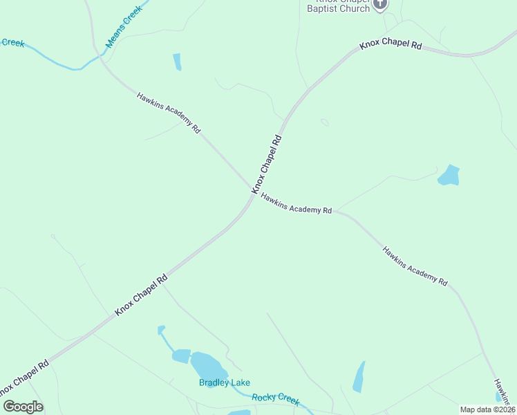 map of restaurants, bars, coffee shops, grocery stores, and more near 1120 Knox Chapel Road in Social Circle