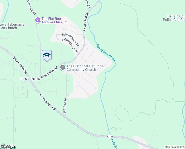 map of restaurants, bars, coffee shops, grocery stores, and more near 5814 Windermere Court in Stonecrest