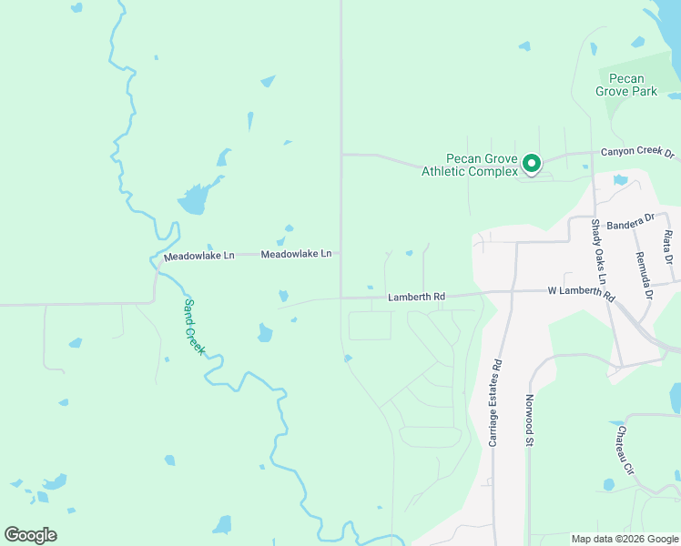 map of restaurants, bars, coffee shops, grocery stores, and more near 3800 West Lamberth Road in Sherman