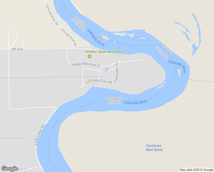 map of restaurants, bars, coffee shops, grocery stores, and more near 2734 Colorado River Road in Blythe