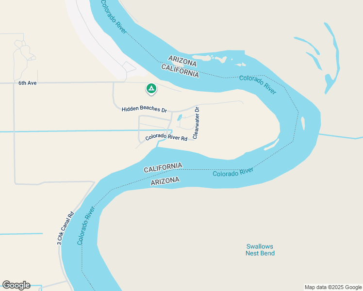 map of restaurants, bars, coffee shops, grocery stores, and more near 2734 Colorado River Road in Blythe