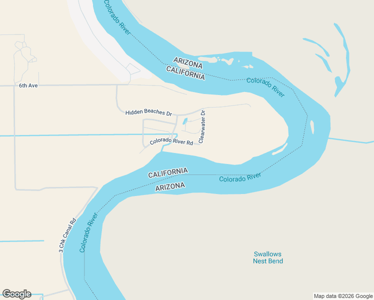 map of restaurants, bars, coffee shops, grocery stores, and more near 2724 Colorado River Road in Blythe