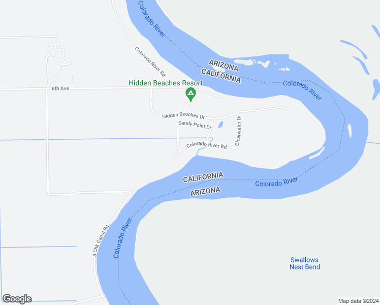 map of restaurants, bars, coffee shops, grocery stores, and more near 2650 Colorado River Road in Blythe