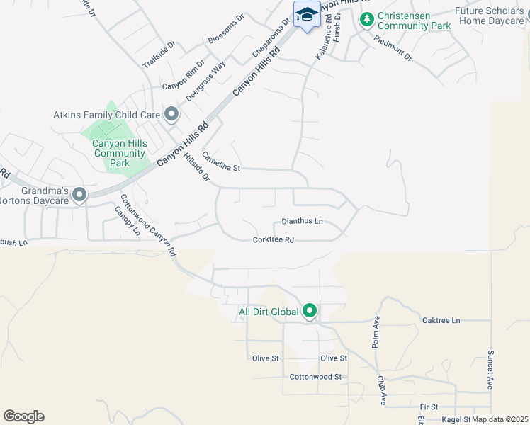 map of restaurants, bars, coffee shops, grocery stores, and more near 34212 Sundew Court in Lake Elsinore