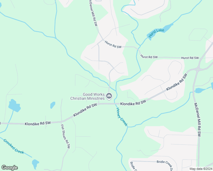 map of restaurants, bars, coffee shops, grocery stores, and more near 3000 Water Brook Drive Southwest in Conyers