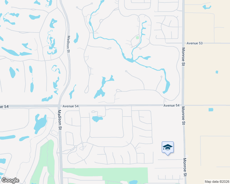 map of restaurants, bars, coffee shops, grocery stores, and more near 81483 Baffin Avenue in La Quinta