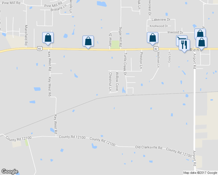 map of restaurants, bars, coffee shops, grocery stores, and more near 600 Chestnut Lane in Reno