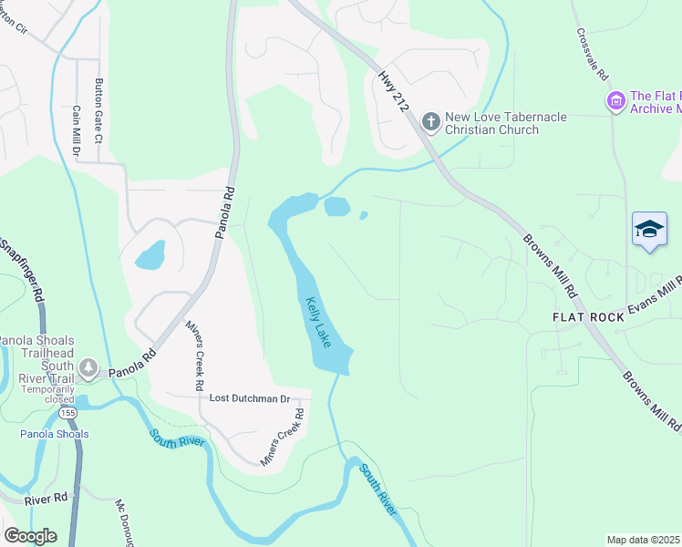 map of restaurants, bars, coffee shops, grocery stores, and more near 5253 Sandy Shores Court in Stonecrest