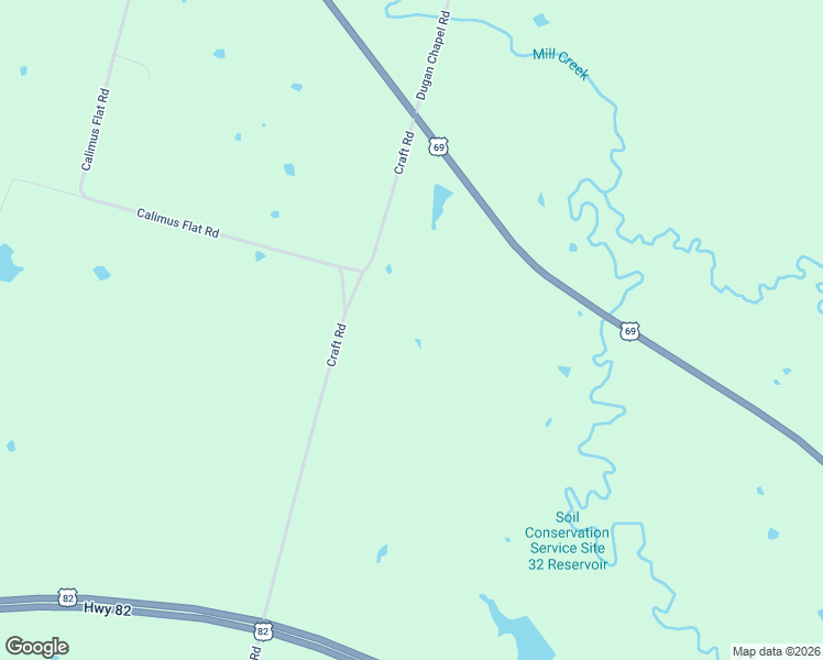 map of restaurants, bars, coffee shops, grocery stores, and more near Dugan Chapel Road in Bells