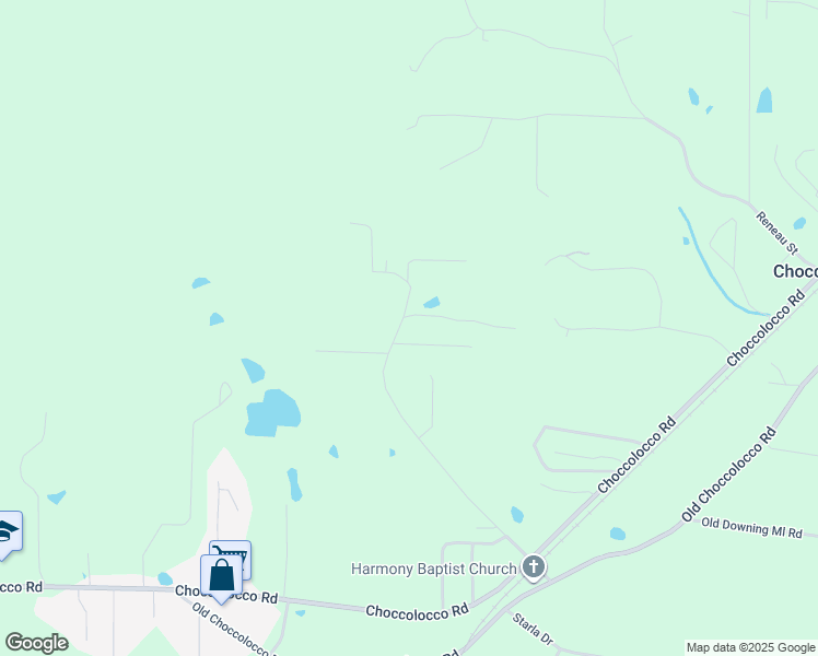 map of restaurants, bars, coffee shops, grocery stores, and more near 23 Mountain Breeze Street in Anniston