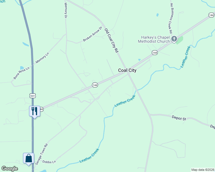map of restaurants, bars, coffee shops, grocery stores, and more near 967 Savage Town Road in Pell City