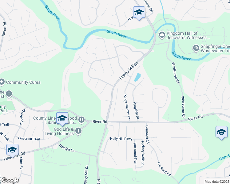 map of restaurants, bars, coffee shops, grocery stores, and more near 4129 Flakes Mill Manor Lane in Ellenwood