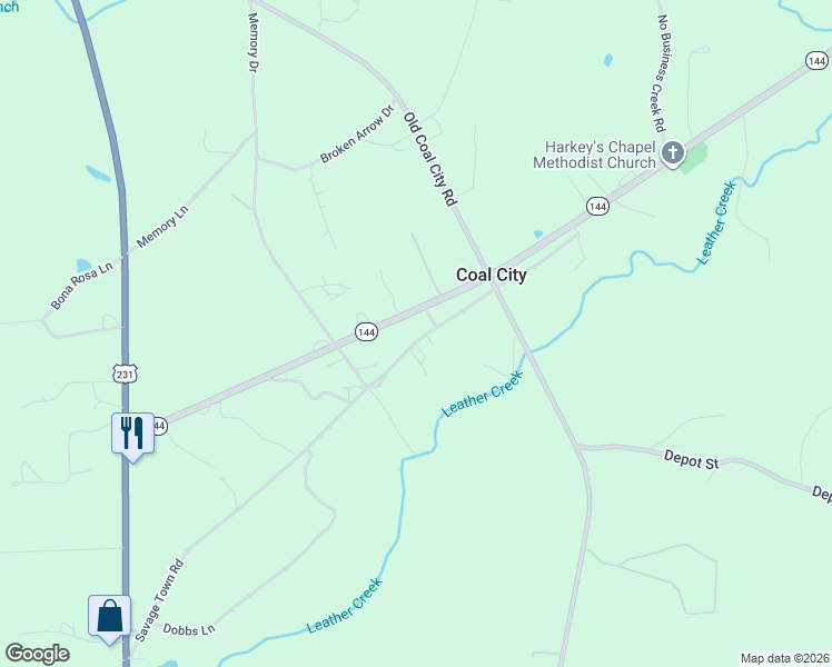 map of restaurants, bars, coffee shops, grocery stores, and more near 967 Savage Town Road in Pell City