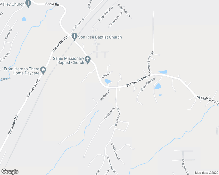 map of restaurants, bars, coffee shops, grocery stores, and more near 25 Sterling Place in Odenville