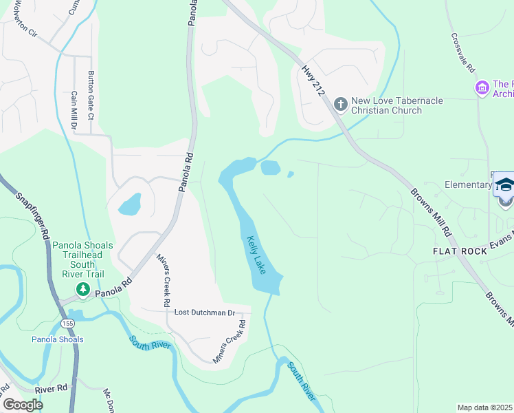 map of restaurants, bars, coffee shops, grocery stores, and more near 5221 Sandy Shores Court in Stonecrest