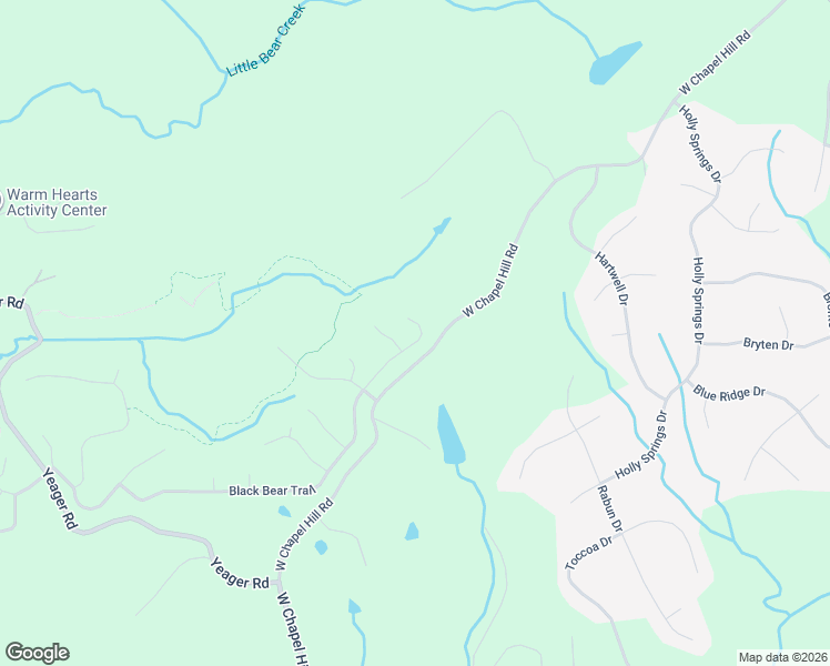 map of restaurants, bars, coffee shops, grocery stores, and more near 4850 Black Bear Trail in Douglasville