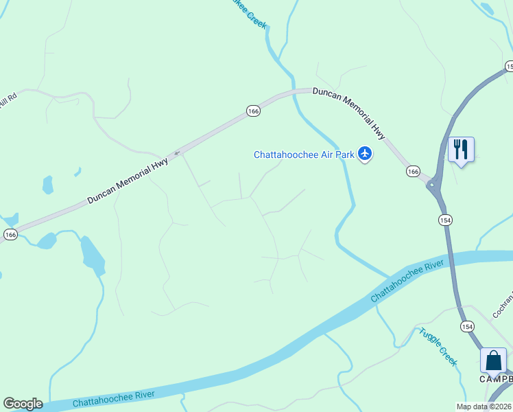 map of restaurants, bars, coffee shops, grocery stores, and more near 3355 Trevi Trail in Douglasville