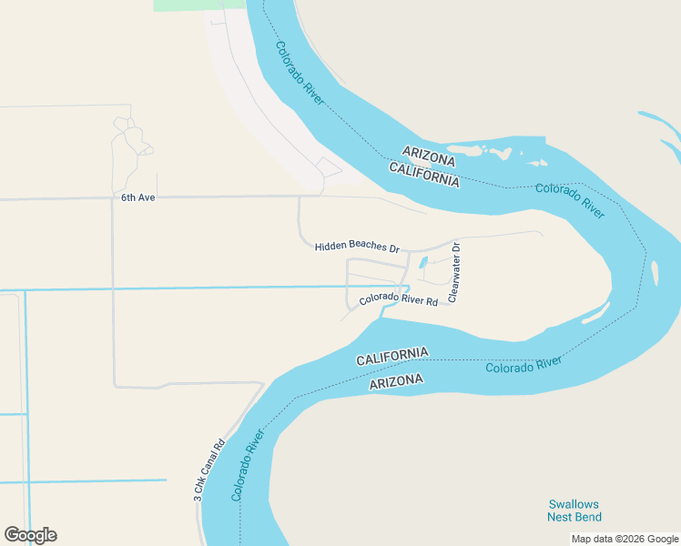 map of restaurants, bars, coffee shops, grocery stores, and more near 2733 Sweetwater Drive in Blythe