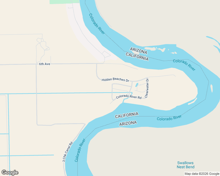 map of restaurants, bars, coffee shops, grocery stores, and more near 2733 Sweetwater Drive in Blythe