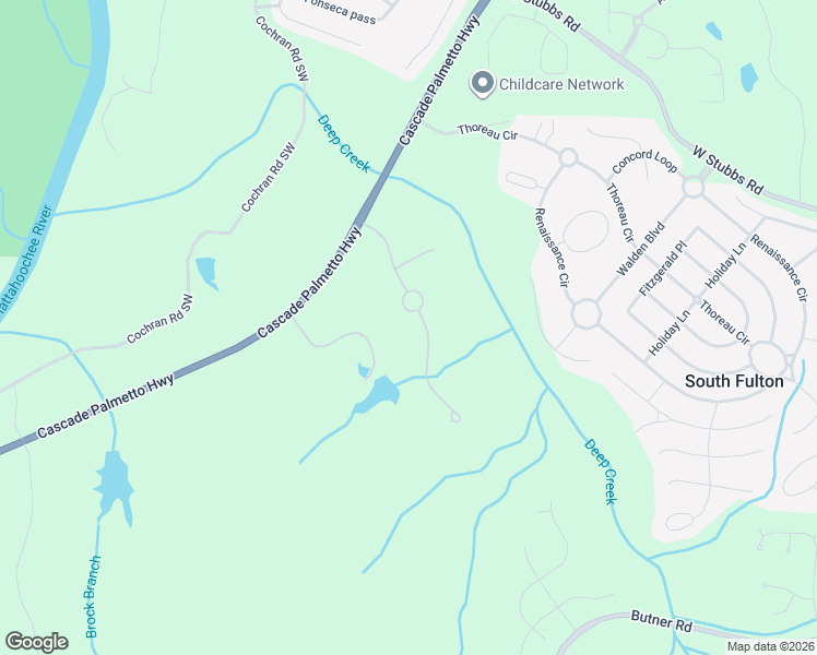 map of restaurants, bars, coffee shops, grocery stores, and more near 3515 Davis Boulevard in Atlanta