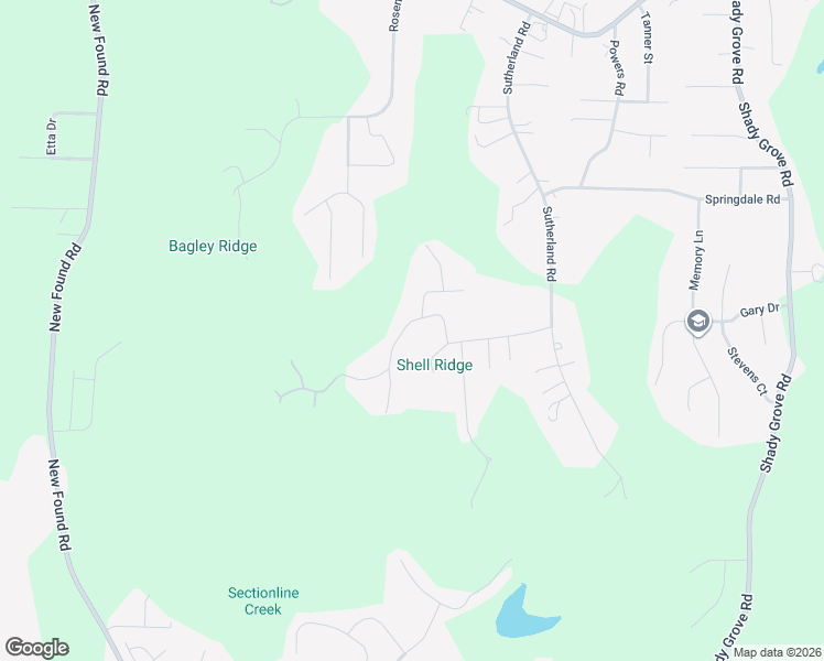 map of restaurants, bars, coffee shops, grocery stores, and more near 839 Westwood Road in Mount Olive