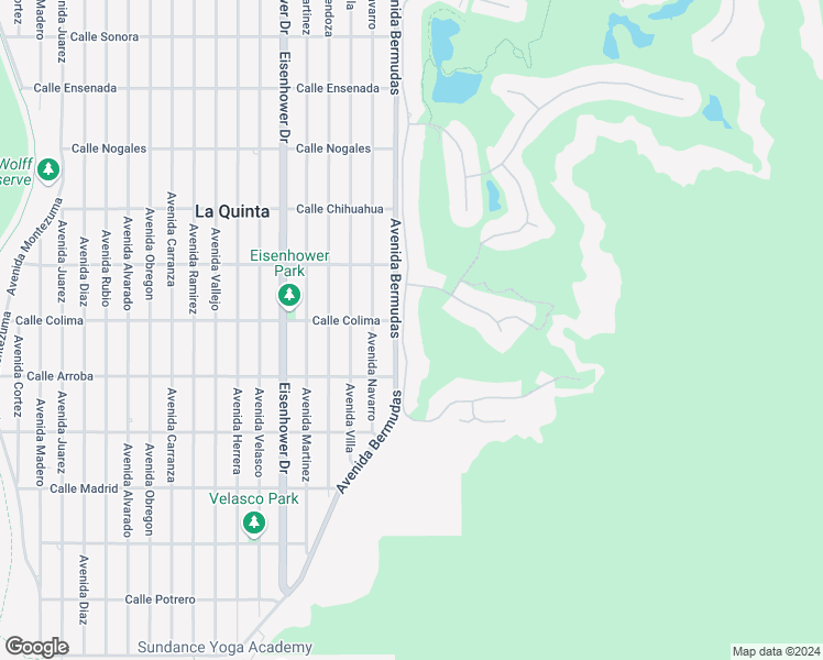 map of restaurants, bars, coffee shops, grocery stores, and more near 53360 Del Gato Drive in La Quinta
