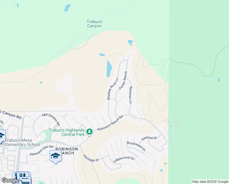 map of restaurants, bars, coffee shops, grocery stores, and more near 20822 Shadow Rock Lane in Trabuco Canyon