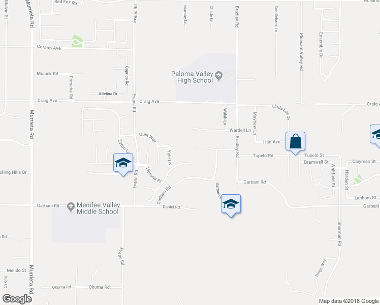 map of restaurants, bars, coffee shops, grocery stores, and more near 31745 Country Haven Lane in Menifee